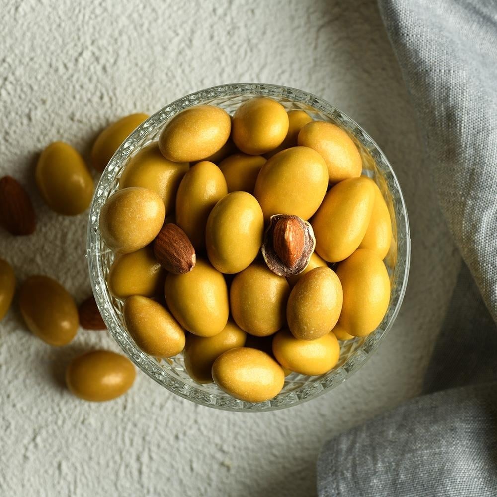 Gold Colored Almond Dragee