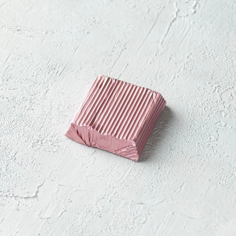 Pink Embossed High Square