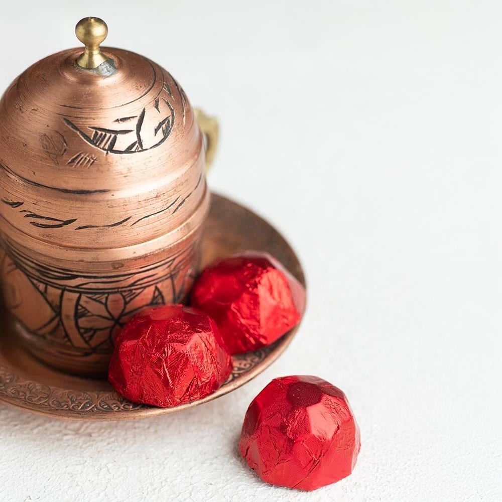 Red Gilded Crystal