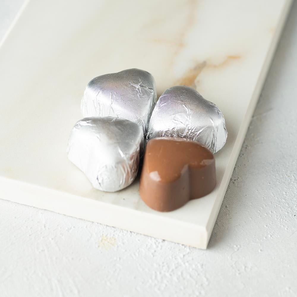 Silver Gilded Heart