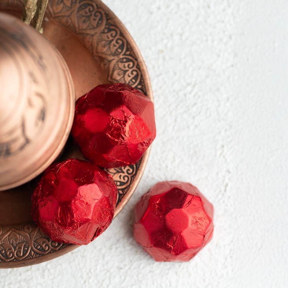 Red Gilded Crystal