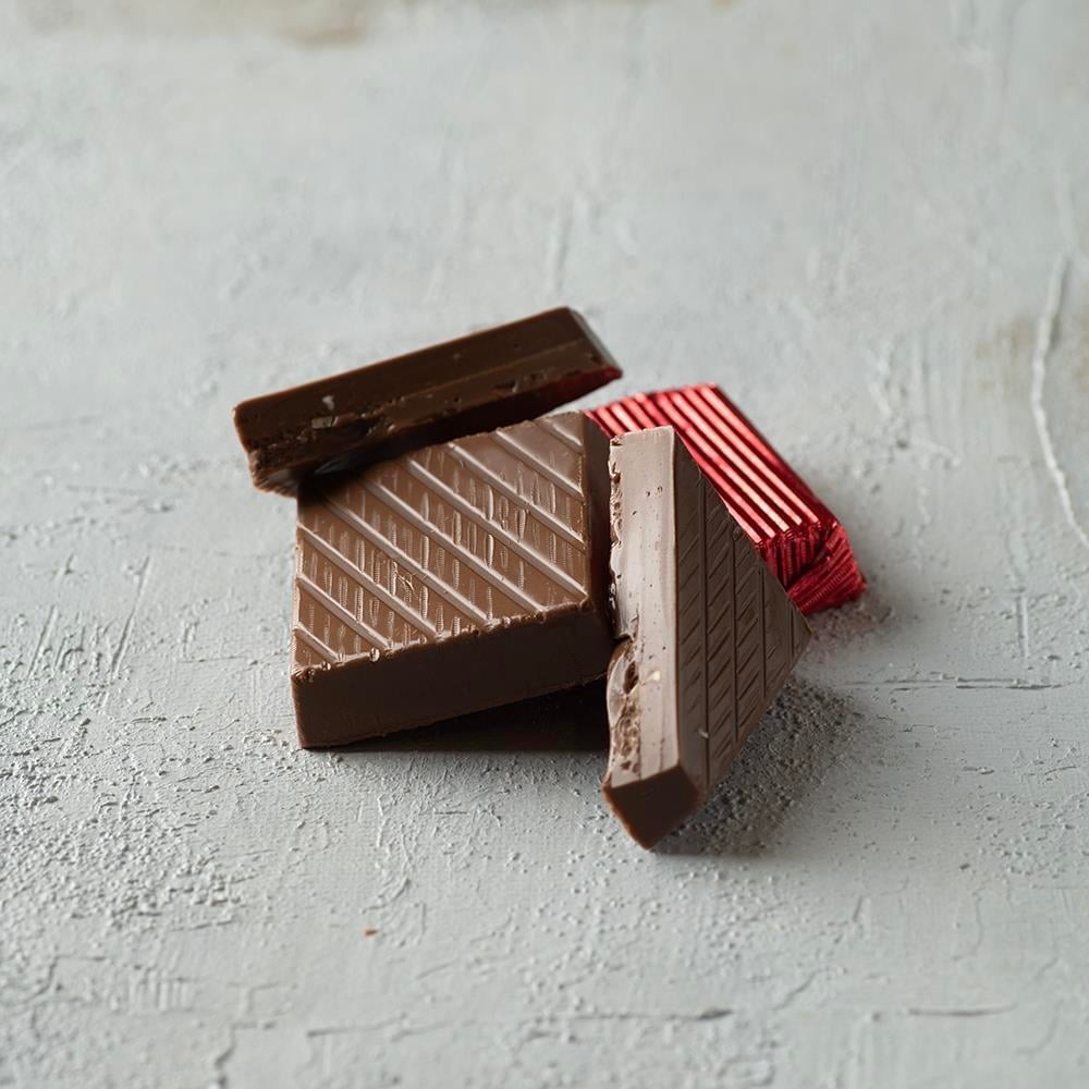Red Embossed High Square