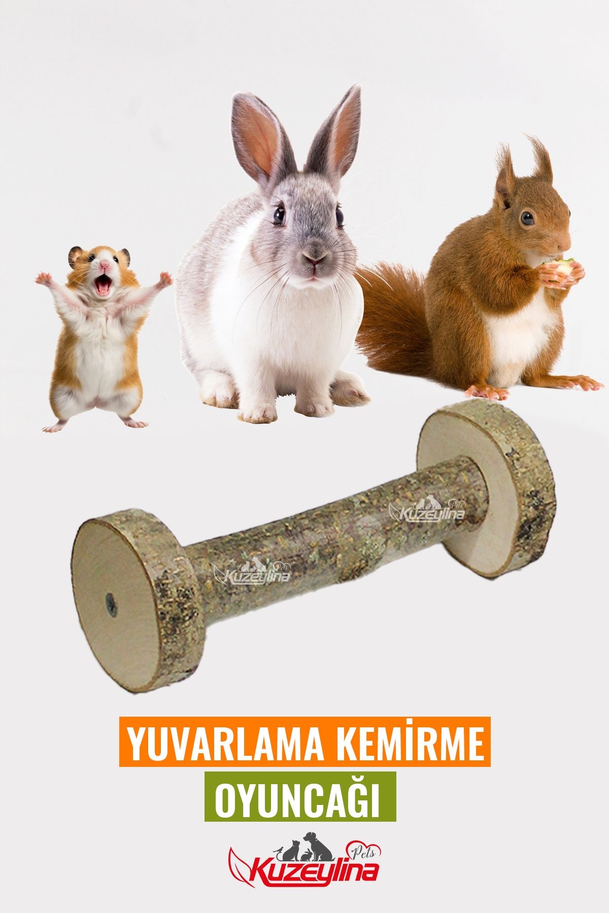 Hamster Tavşan Gine Pig Yuvarlama Kemirme Oyuncağı