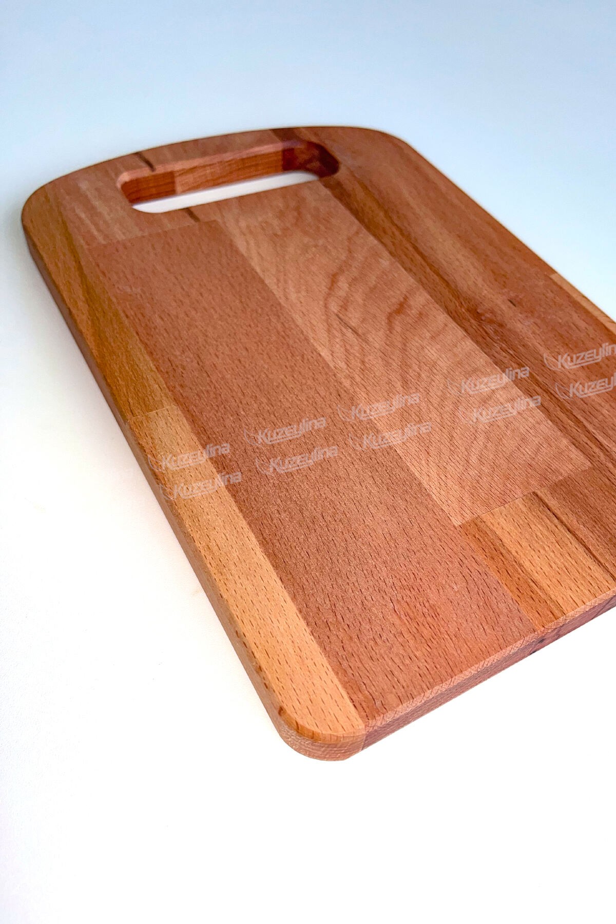 Doğal Ahşap Kesme Tahtası ve Sunumluk | 30x20 cm | Kayın Ağacı 
