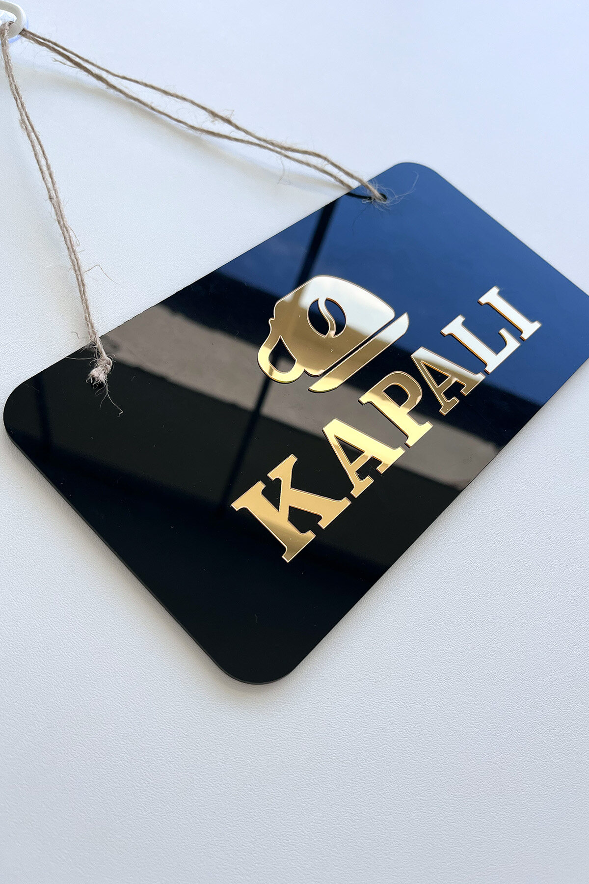 Cafeler ve Kahve Dükkanları İçin Açık Kapalı Kapı Tabelası 