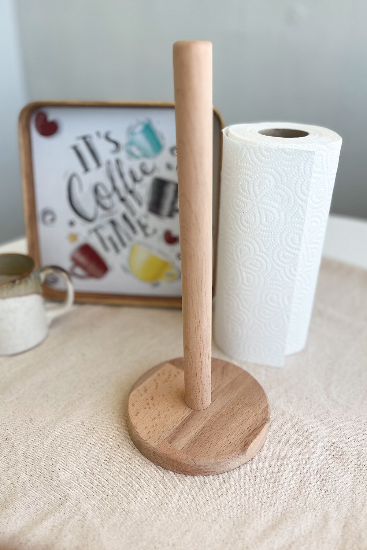 Ahşap Kağıt Havluluk – Kayın Ağacı Rulo Havluluk (28 cm)