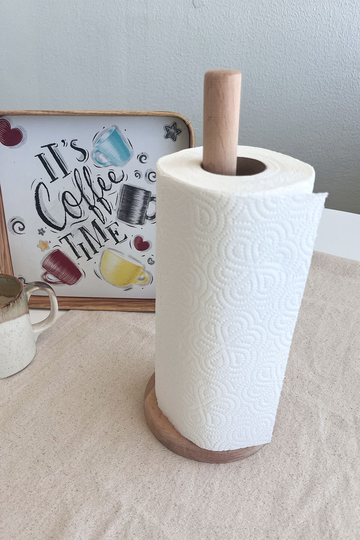 Ahşap Kağıt Havluluk – Kayın Ağacı Rulo Havluluk (28 cm)