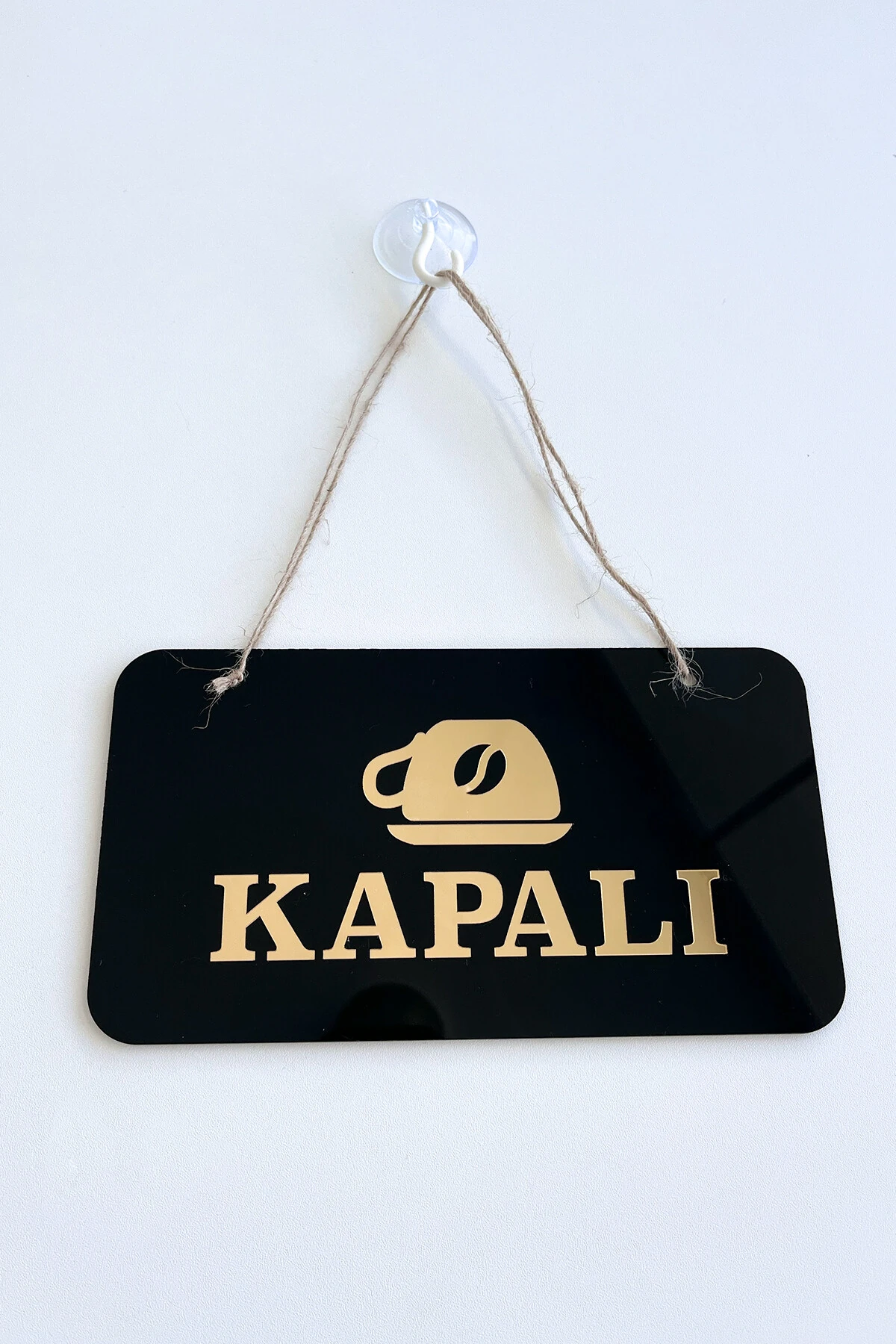 Cafeler ve Kahve Dükkanları İçin Açık Kapalı Kapı Tabelası 