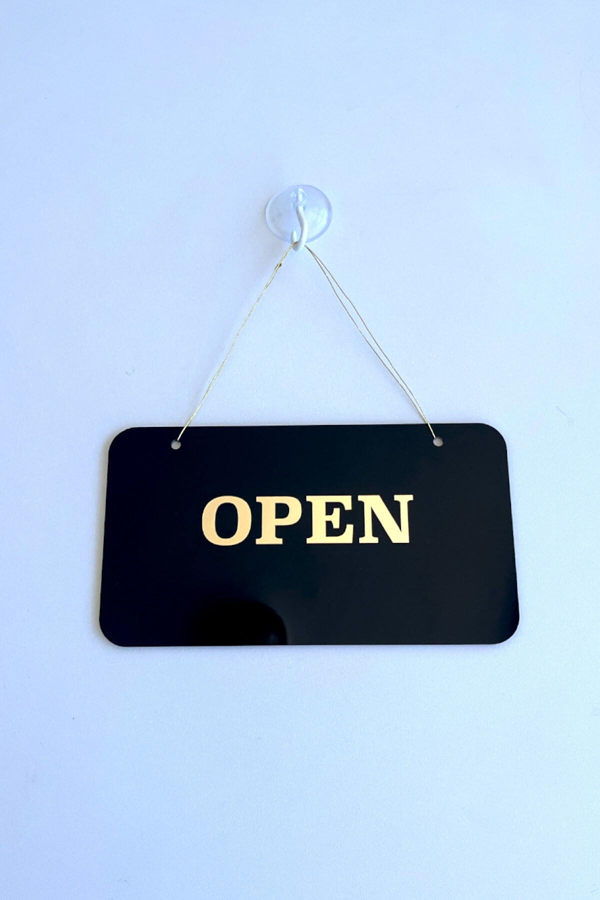 Open / Closed Kapı Tabelası – Tüm İşletmeler için Şık ve Sade Tasarım