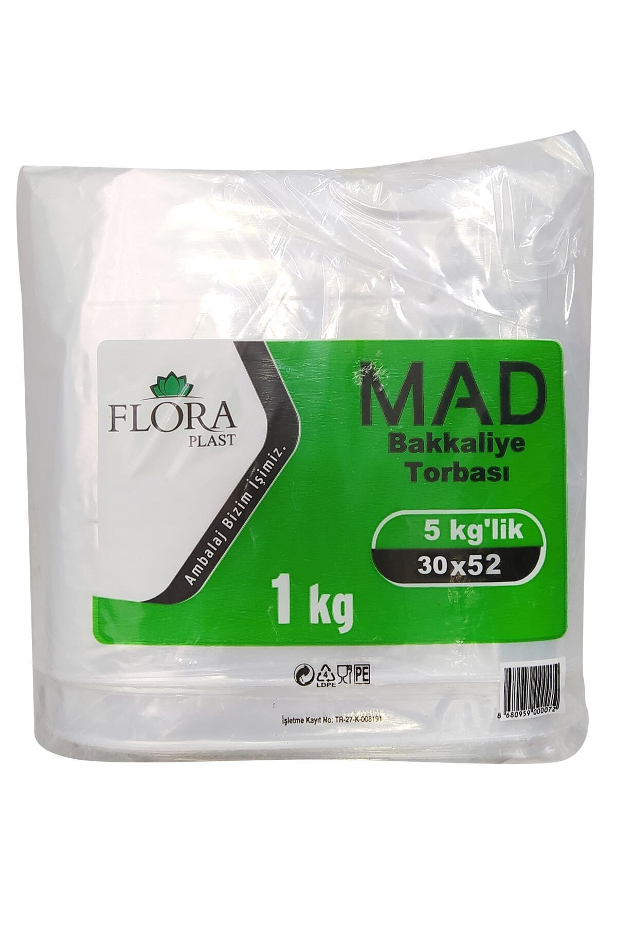 Naylon Torba Bakkaliye Torbası 30x52 cm 5 kg Lık