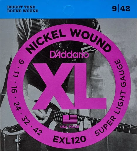 Daddario Exl-120 Elektro Gitar Takım Tel