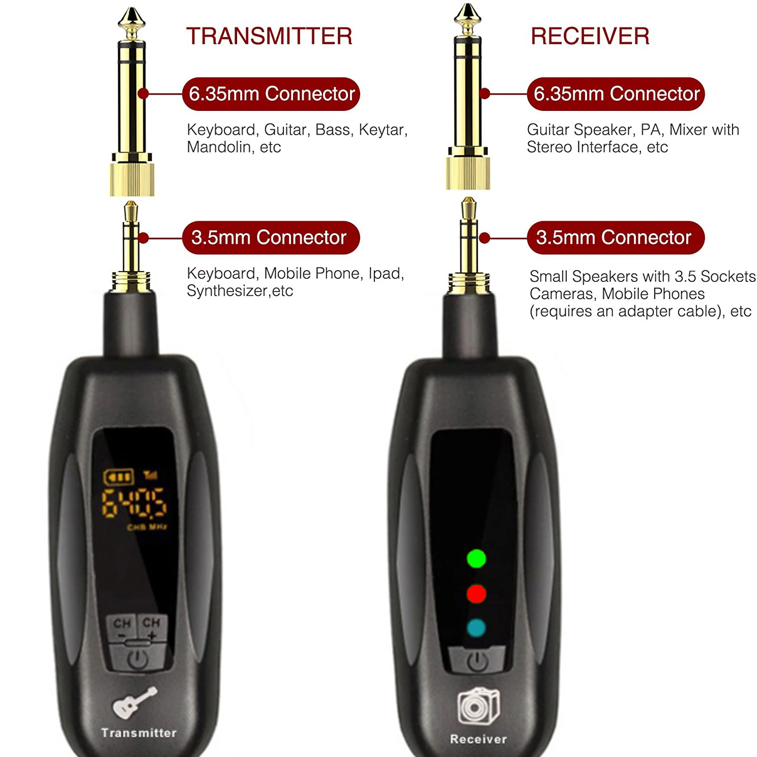 Ds-Clr8 Professional Kablosuz Jak Klarnet Mikrofonu detay