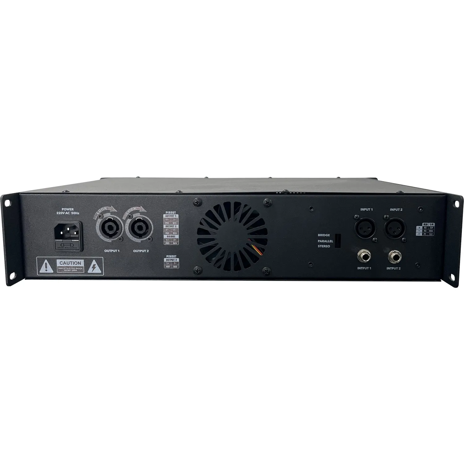 Bofmann SP 1000S 2x500 Watt SMPS D Sınıfı Stereo Güç Amplifikatörü Detay