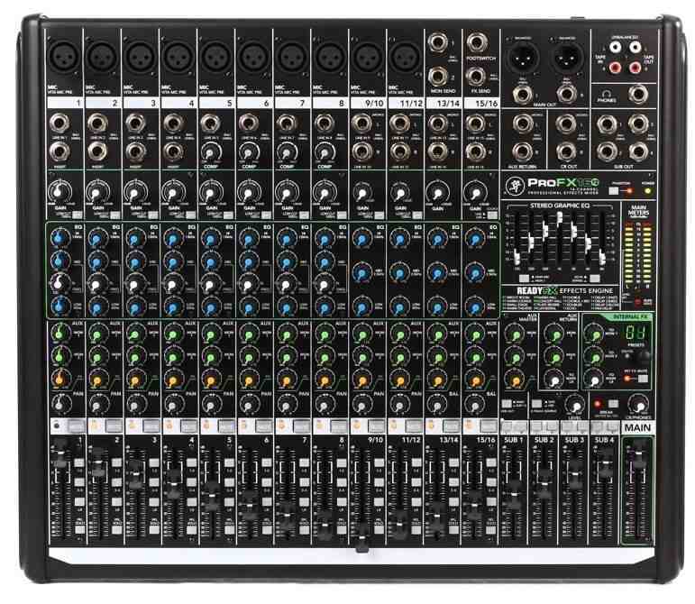 Mackie Profx16 V2 16 Kanal Mikser 2 El