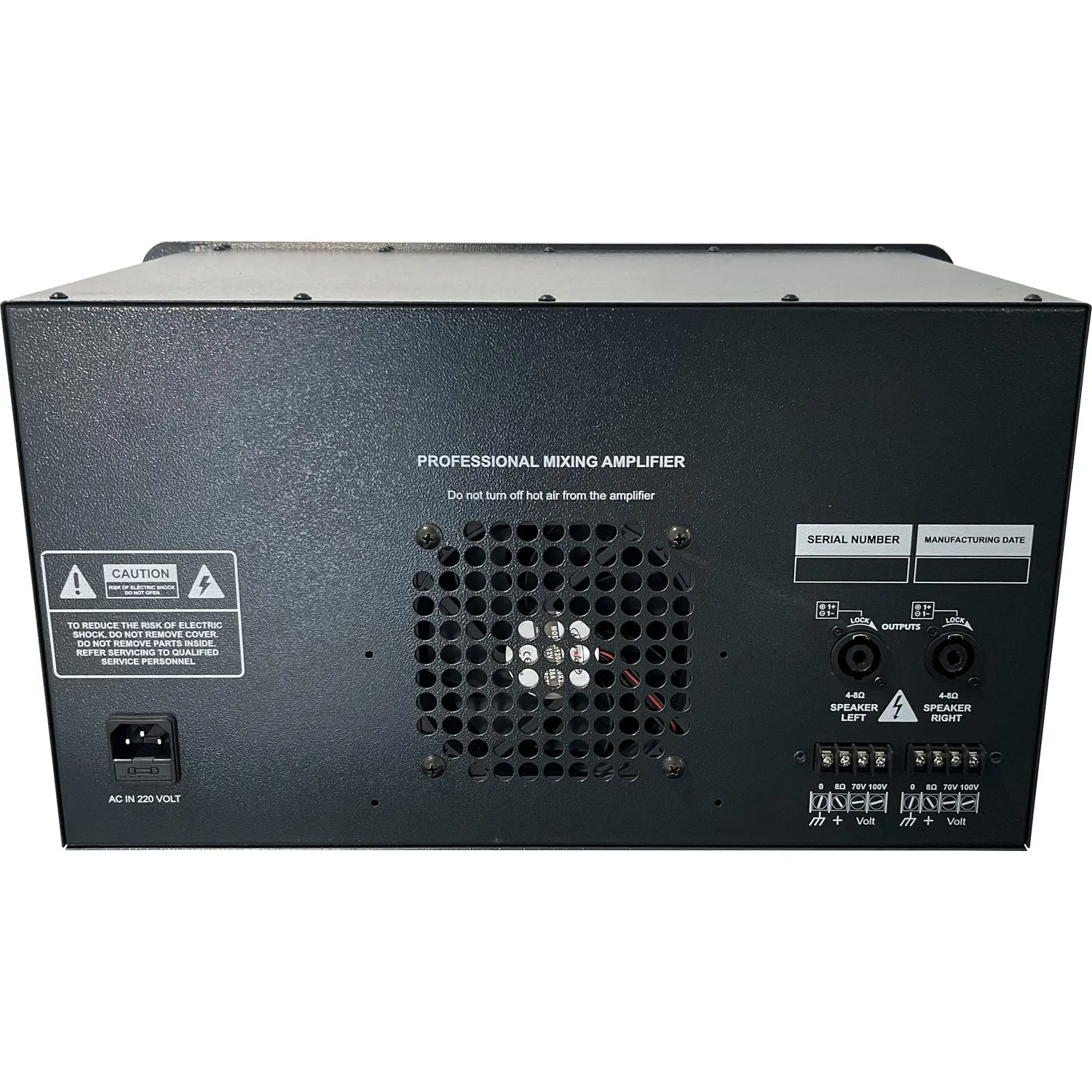 Bofmann TKM 150T 7 Kanal 150 Watt Ekolu Mono Amfili Küp Mikser Detay