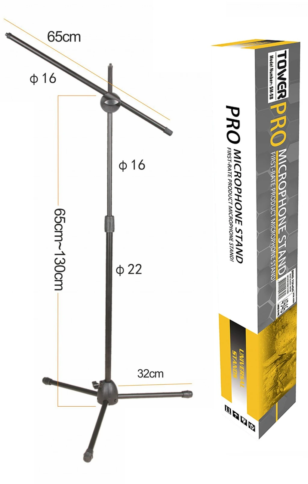 Tower Sm-5B/ Sm-5A Mikrofon Stand