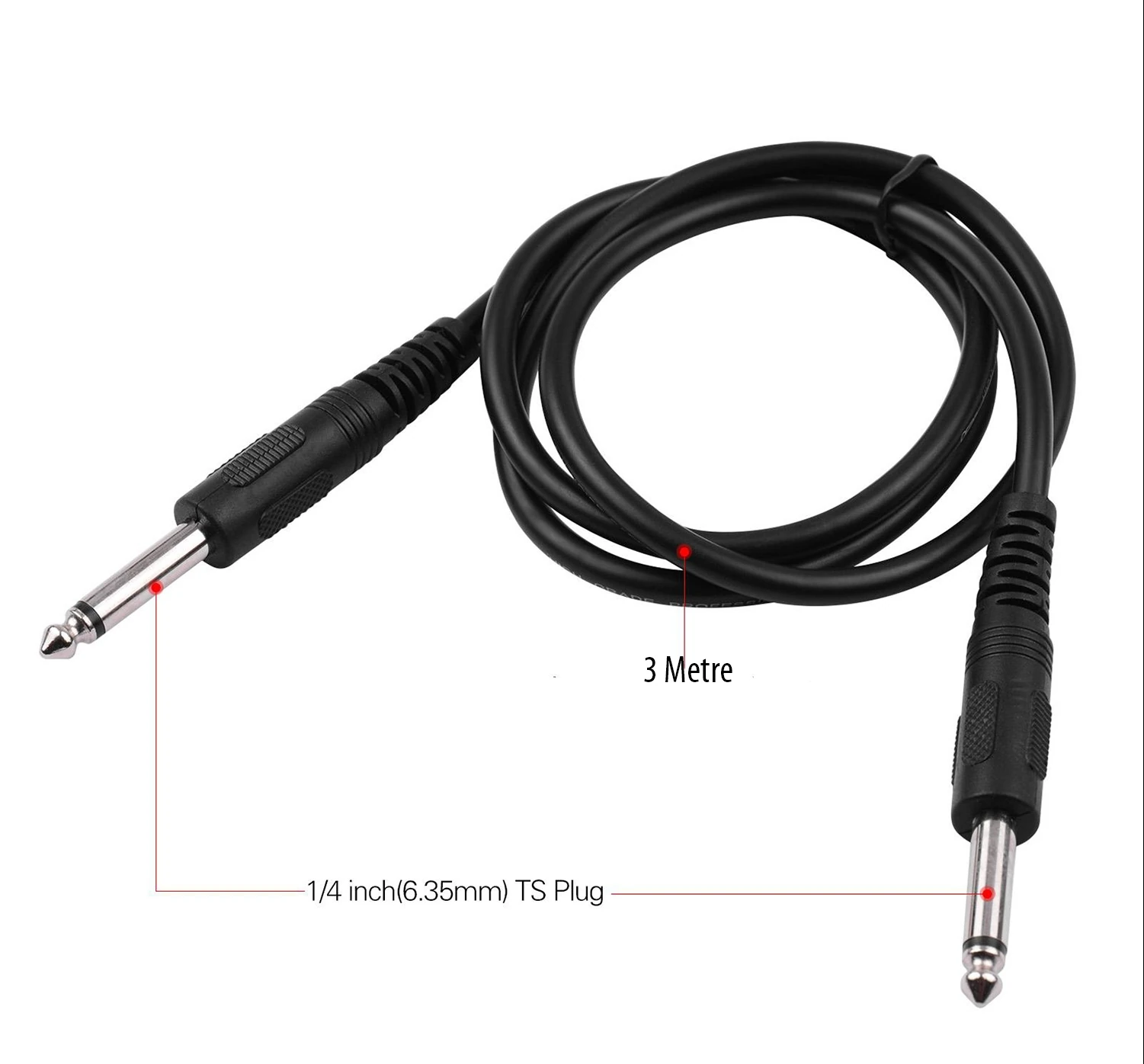 Gitar Kablosu Ts-Ts - 3 Metre Press