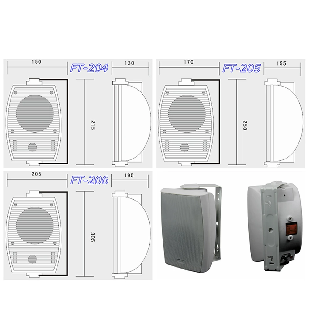 D-Sound Ft-205 5 Trafolu Hoparlör görünüm