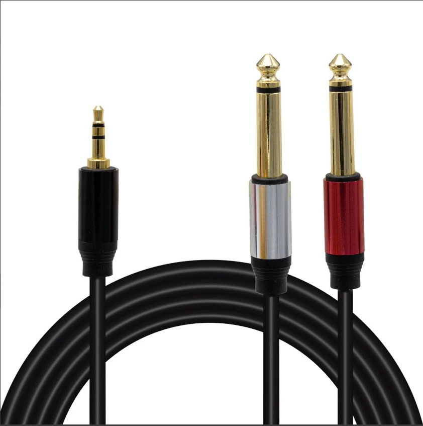 Kretz Ld360 20154 3 5 Mm Stereo Erkek - 2X 6 3 Mm Mono Erkek 3 Metre Kablo 20154