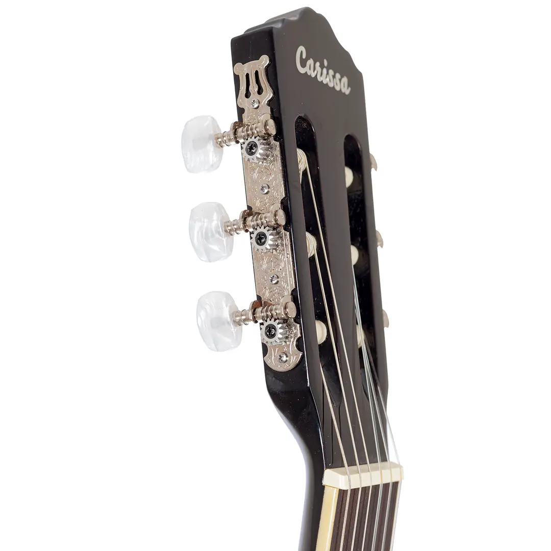 Carissa CG-160CE BK Siyah Elektro Klasik Gitar Ekolayzer ve Nikel Burgu