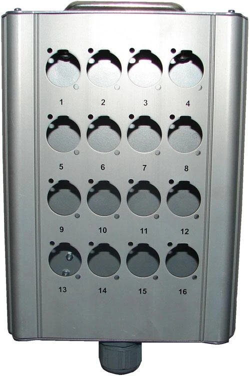 D-Sound Stagebox 16 Kanal Alüminyum Boş Kutu Stgpro-16