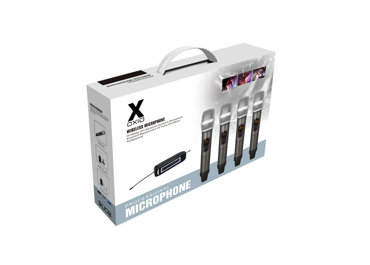 Oxid Oxd-634E 4Lü El Kablosuz Mikrofon detay