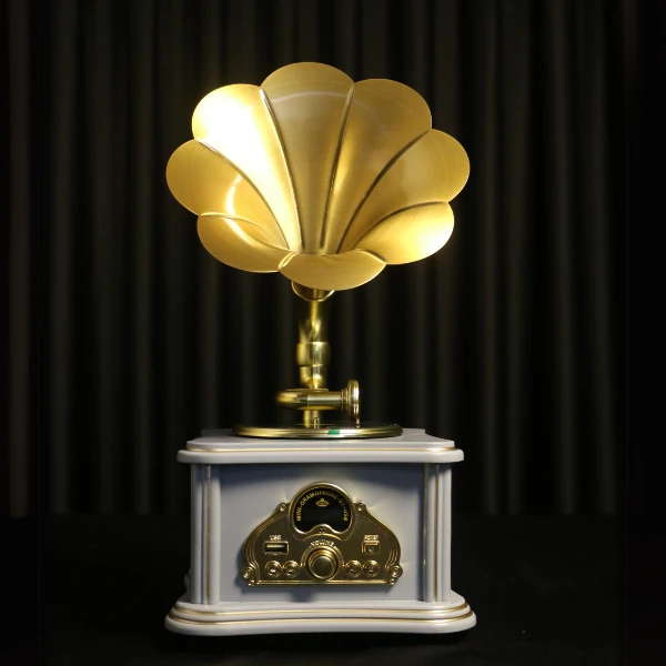 Müller Md-88 Dekoratif Bluetooth Gramofon Ocean 220*200*400Mm detay