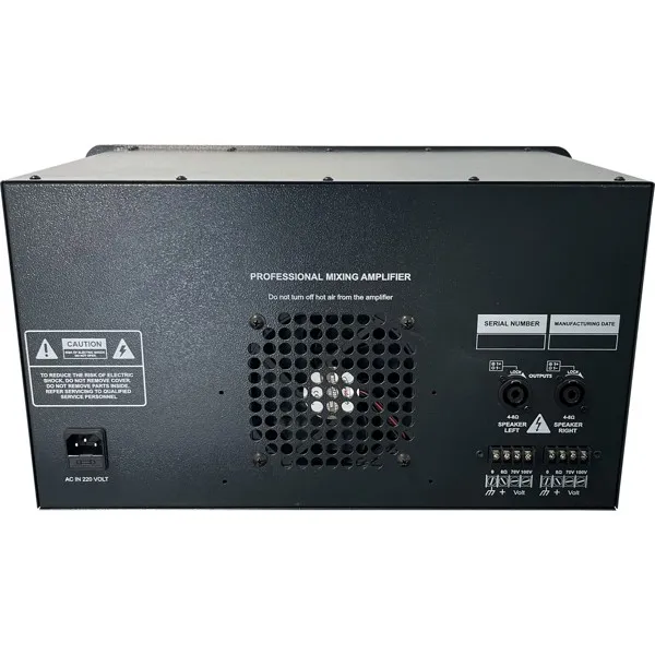 Bofmann SKM 2500STR 7 Kanal 1250 Watt Mono Yankı Efektli SMPS D Sınıfı Amfili Mikser Detay