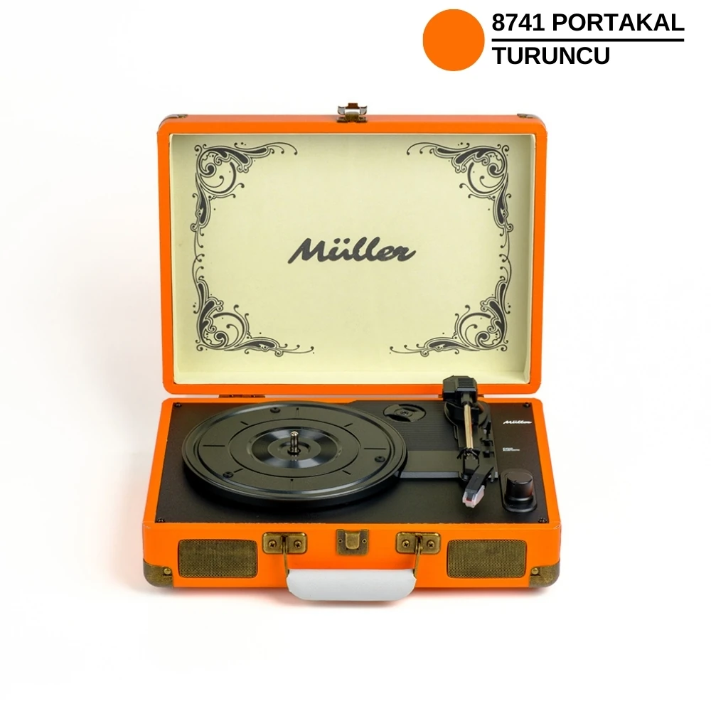 Müller Mr-350Bt Nostaljik Pikap Portakal-Turuncu detay