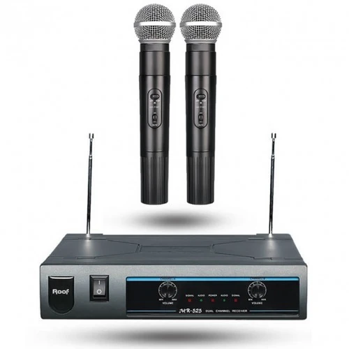 Roof R-220 Çift El Telsiz Mikrofon