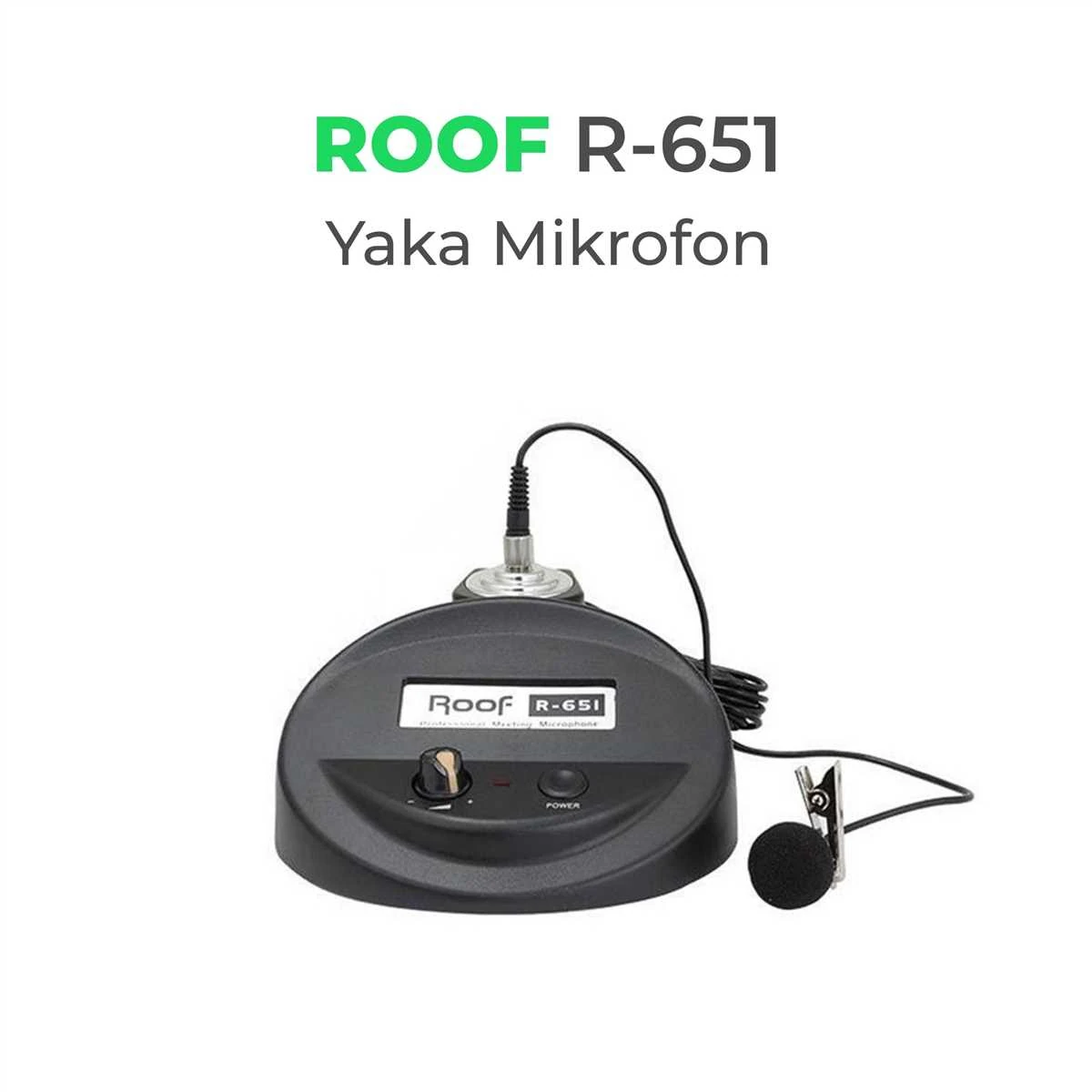 Roof R-651 Yaka Mikrofonu
