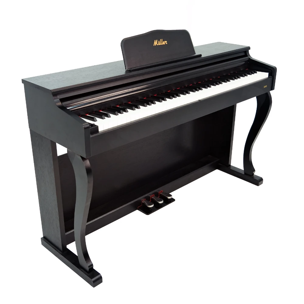 Müller Mdp-8808 Black Dijital Duvar Tipi Piyano görünüm
