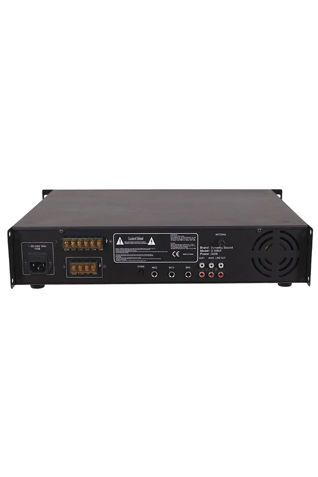 D-Sound D-400Uf 400 Watt Trafolu 5 Bölge Amfi detay