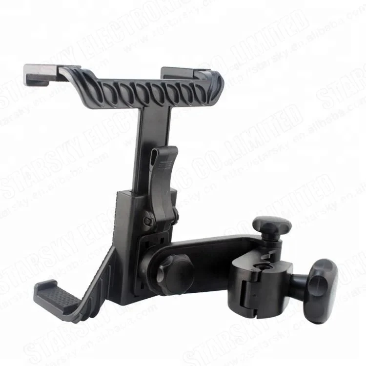 Ts-360° Rotating Universal Headrest Tablet Mikrofon Sehpası Tutucu detay