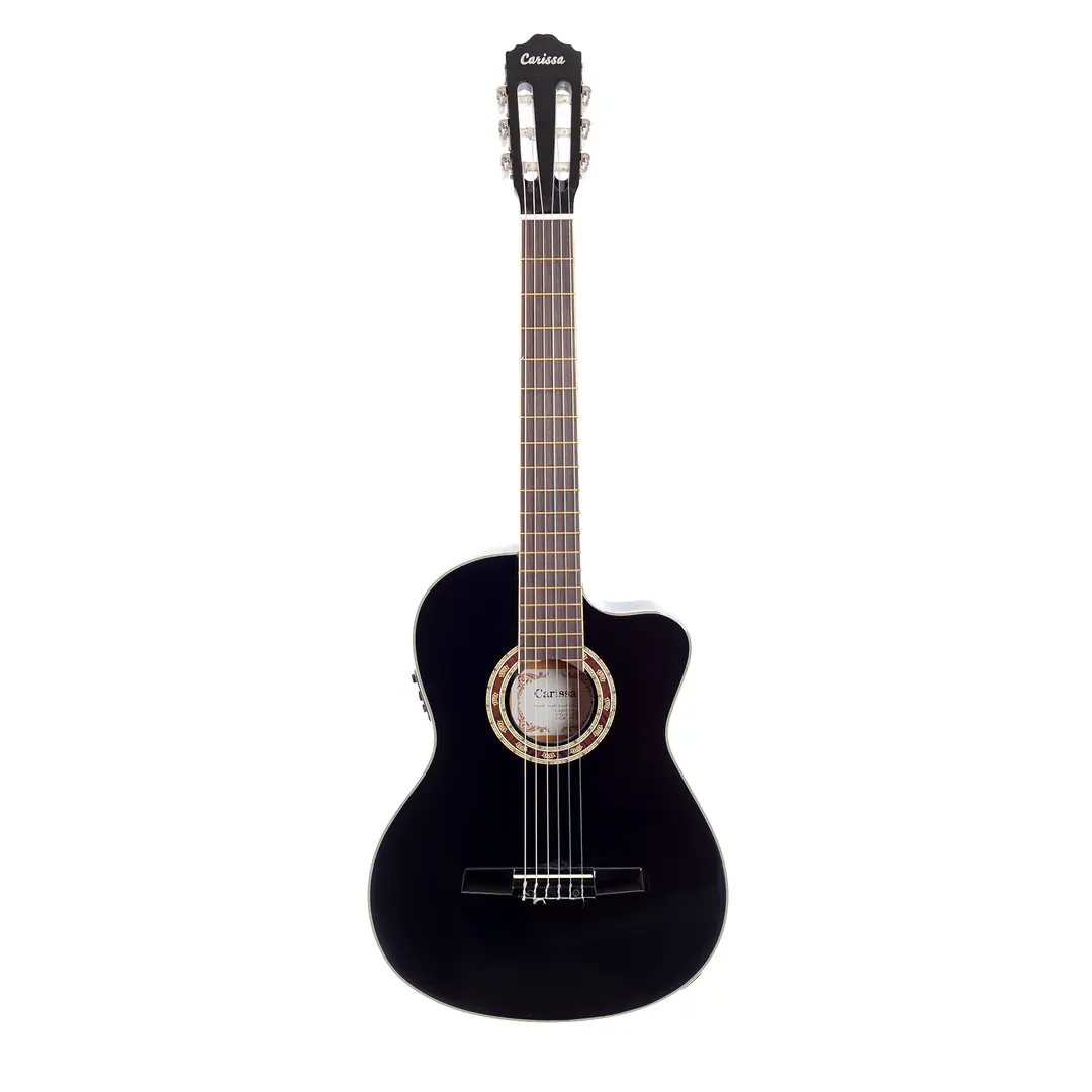 Carissa CG-200 SCE BK Cutaway Kesik Kasa Ladin Gövde Gitar