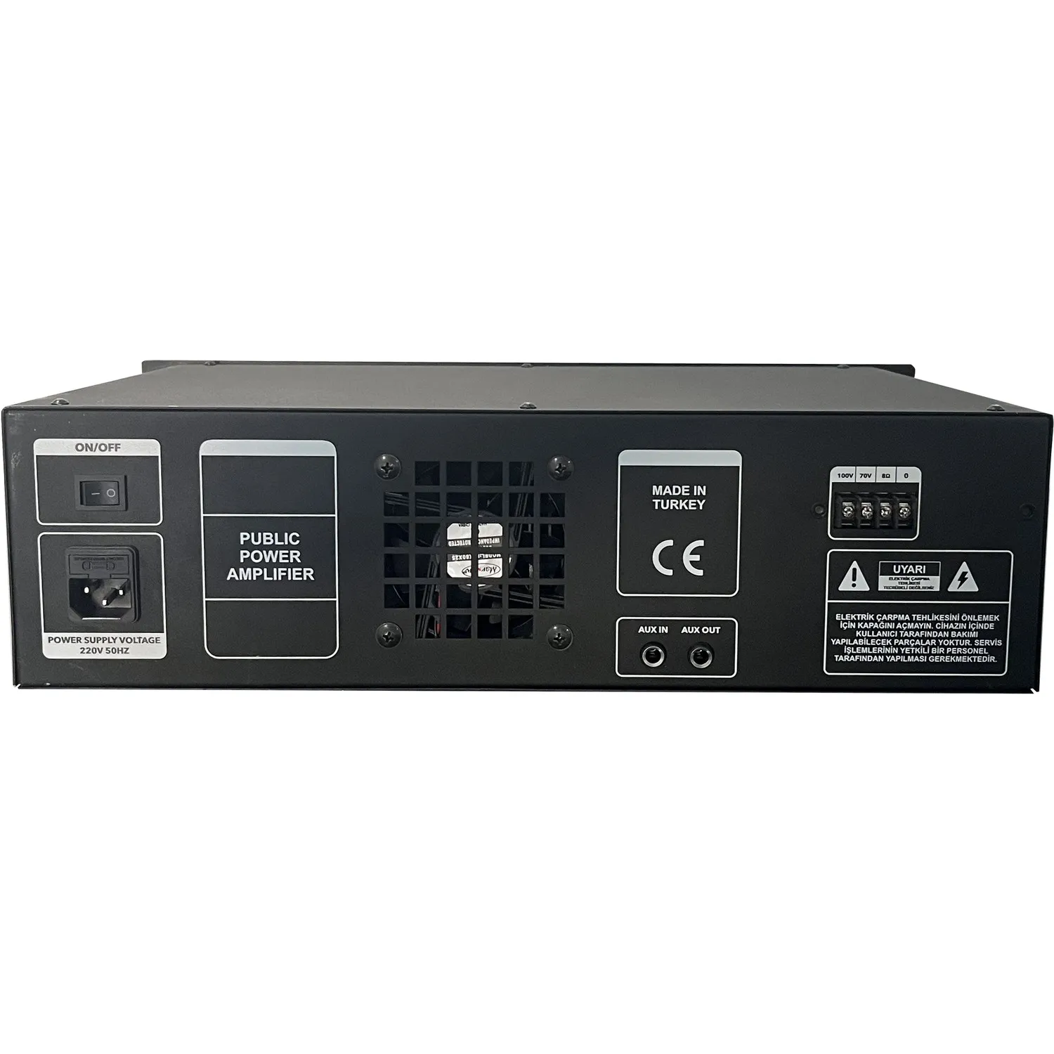 Bofmann TP 1000T 1000 Watt Hat Trafolu Mono Güç Amplifikatörü - XLR / Speakon Bağlantılı Detay