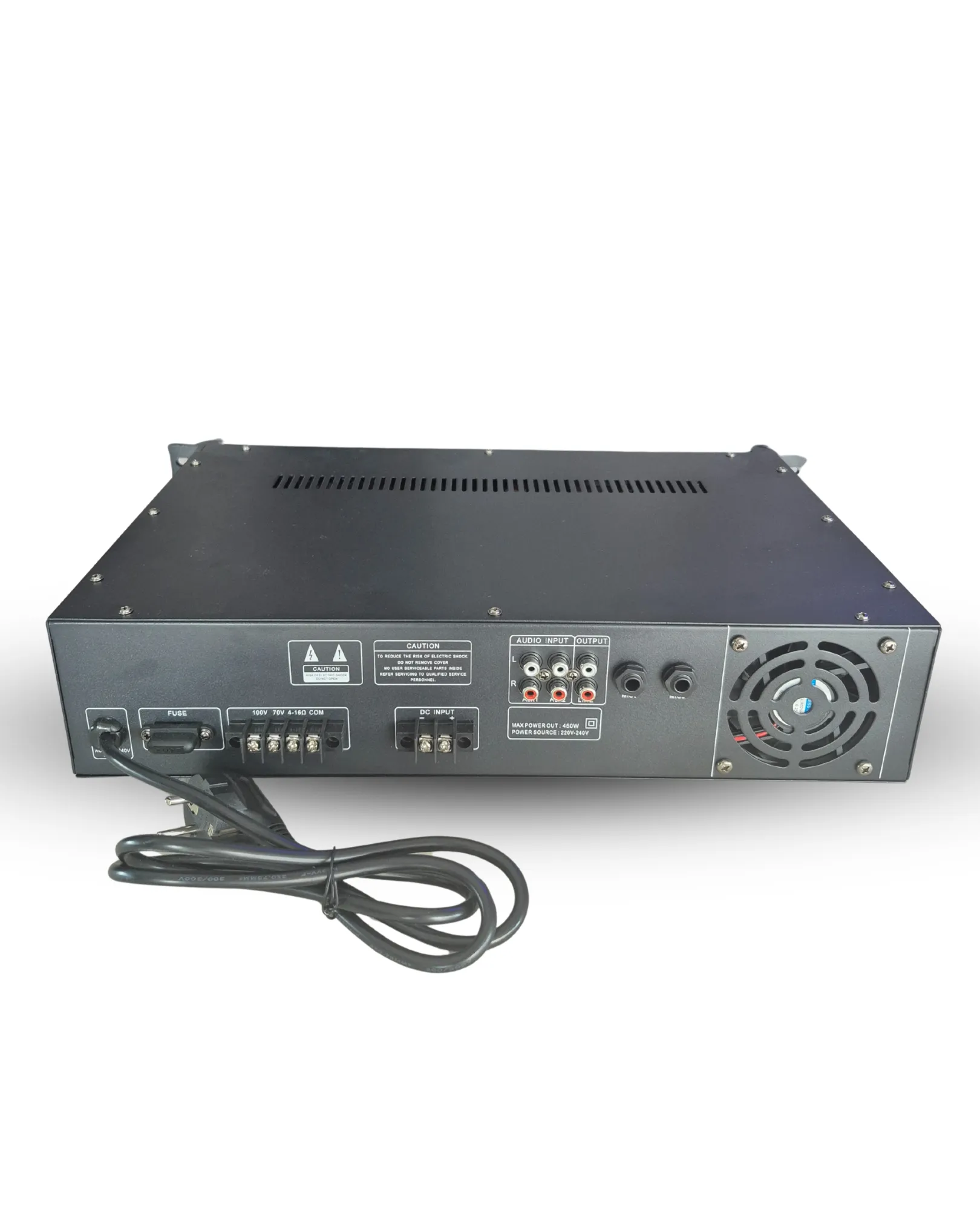 Notel MA200 200 Watt Hat Trafolu 6 Mikrofon Girişli Amplifikatör Görünüm