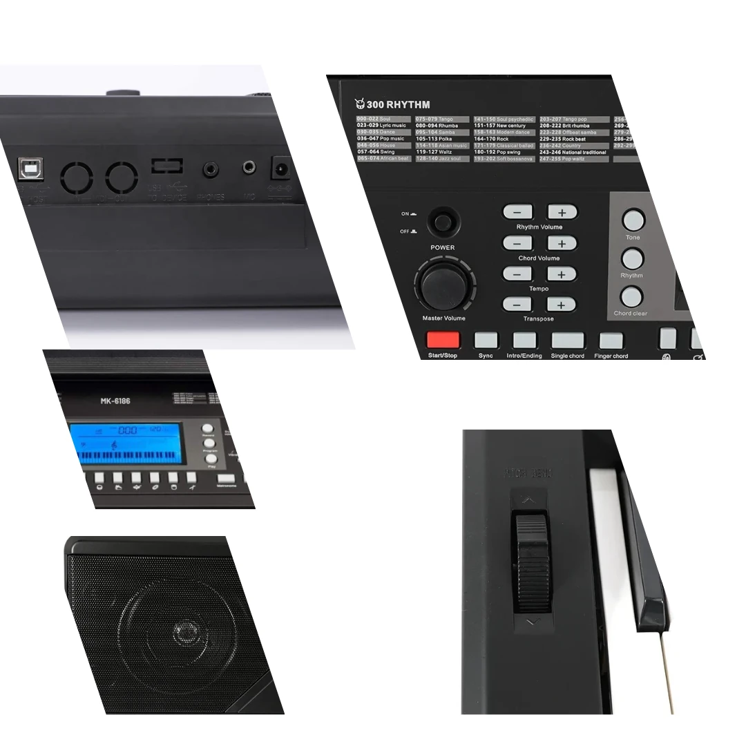 Müller MK-6186 61 tuş org tuş hassasiyetli detay