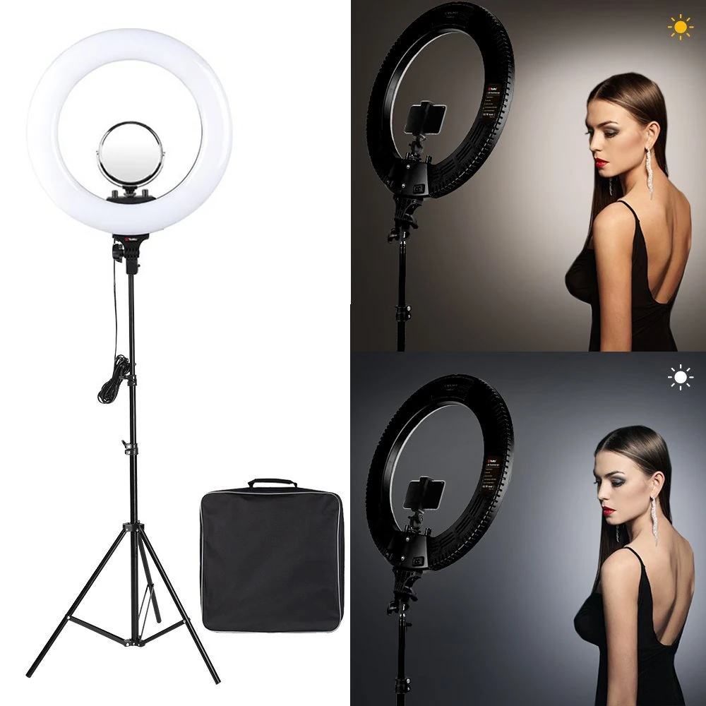 Oxid 18 Inch 45Cm Çantalı ve Standlı Led Fill Light Photo Studio detay