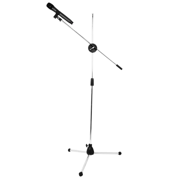 D-Stand Sm-01C Nikel Kaplama Mikrofon Sehpası