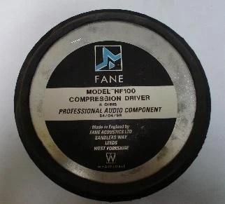 Fane Hf 100 8 Ohms Diaphragm/ Membrane