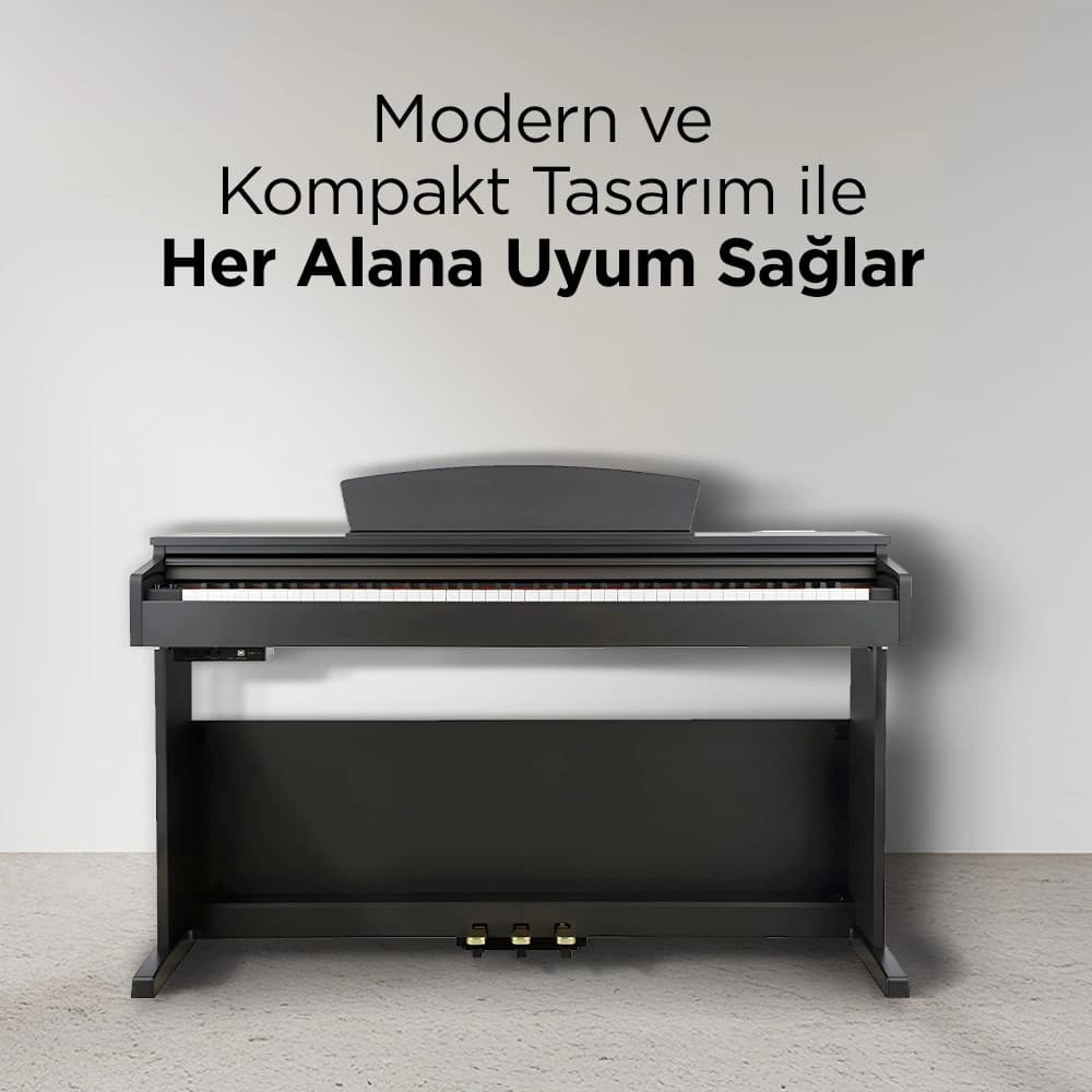 Kozmos KHP-165 üçlü pedal sistemi damper soft sostenuto