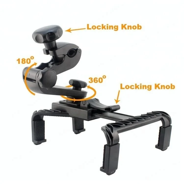 Ts-360° Rotating Universal Headrest Tablet Mikrofon Sehpası Tutucu görünüm