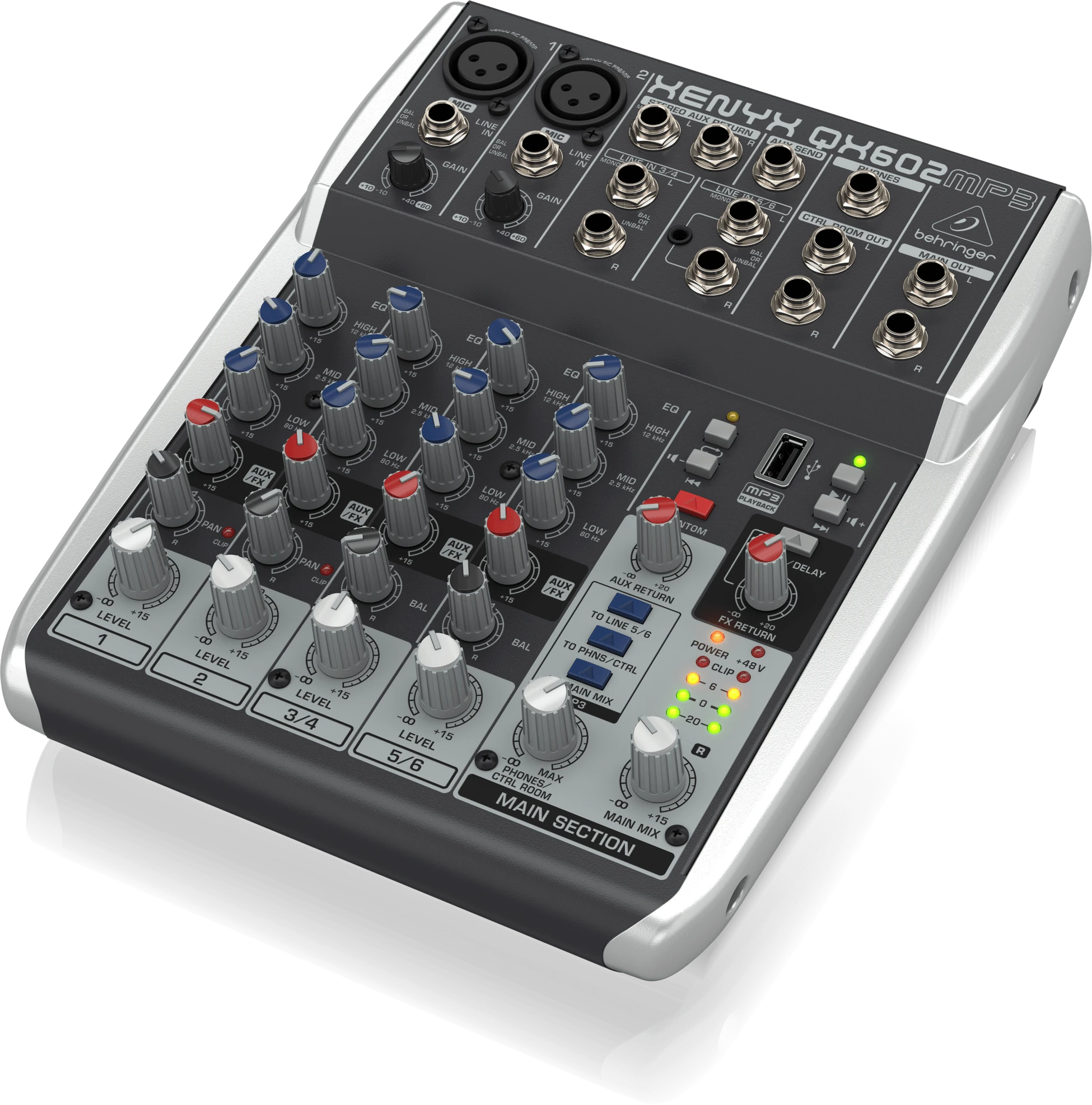 Behringer QX602MP3 6 Kanal Mp3'lü Mikser detay