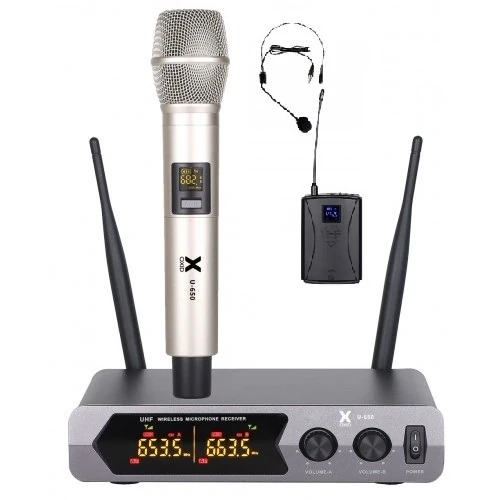Oxid Uhf U-650 Telsiz Mikrofon 1 El 1 Headset