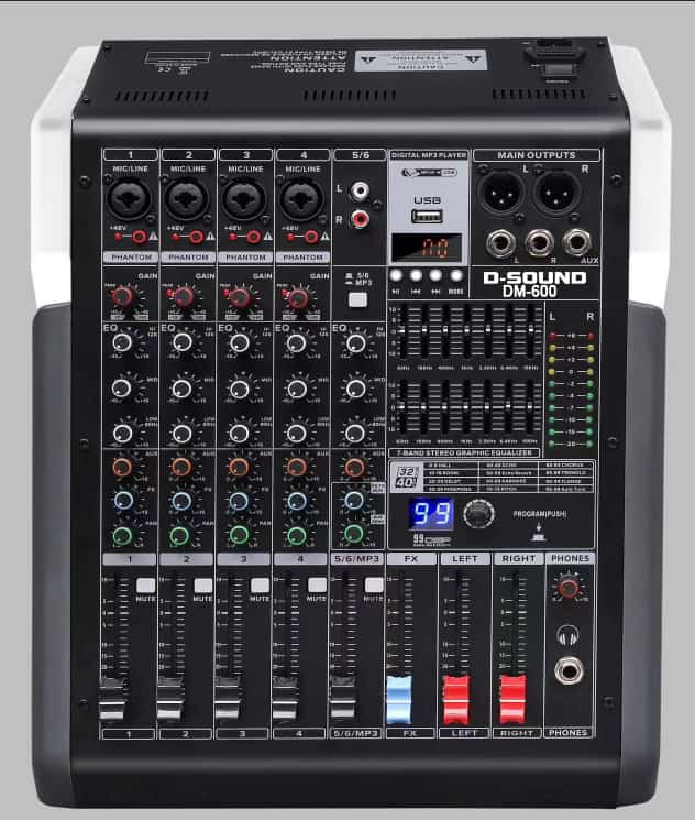 D-Sound Dm-600 6 Kanal Deck Mixer