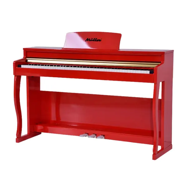 Müller Mdp-8808 Red kırmızı lake dijital piyano genel görünüm