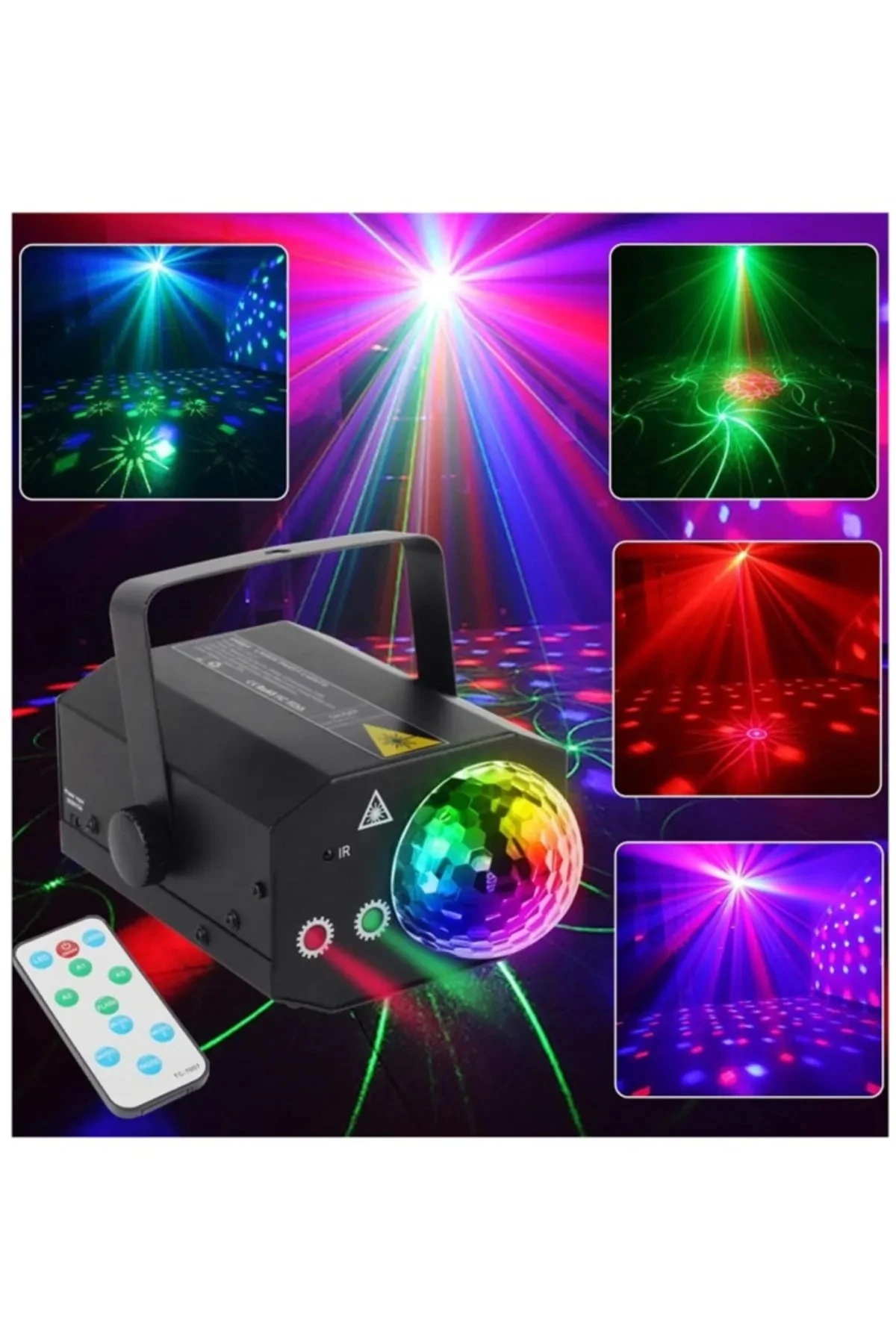 D-Light Ball Lazer Led Light detay