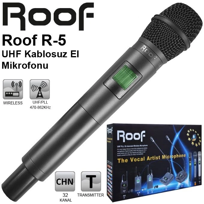 Roof R-35 Transmiter Mikrofon Kit detay