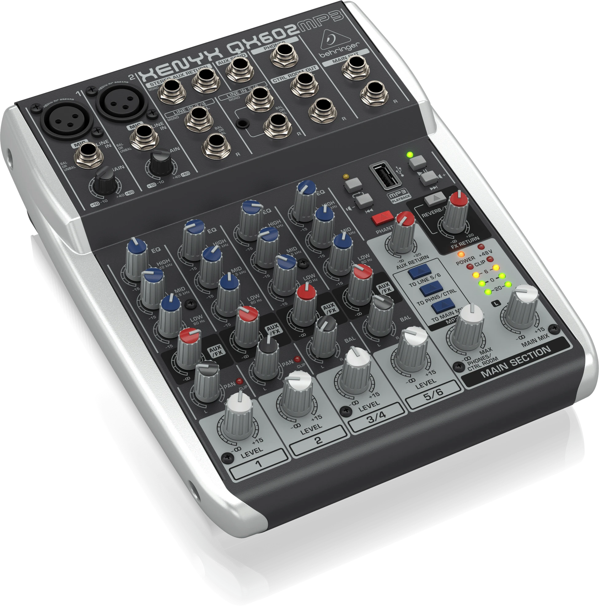 Behringer QX602MP3 6 Kanal Mp3'lü Mikser görünüm